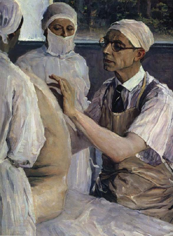 Nesterov Nikolai Stepanovich The Doc. in Surgery oil painting picture